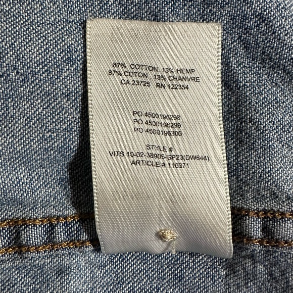 Denim Forum The 80's Comfy Denim Shirt Button Down Collar Shirt - Extra Small - Picture 10 of 16